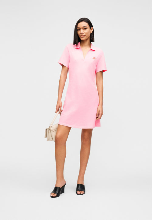 1985 LOGO EMBROIDERY MINI POLO DRESS Media 2