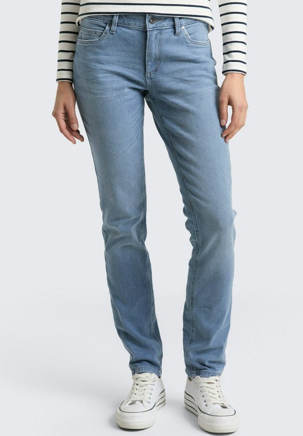 TOM TAILOR TTLENE SLIM FIT - Slim fit jeans - blue grey denim