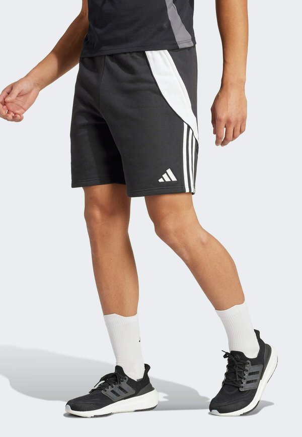 adidas Performance TIRO24 SWEAT SHORT - Sports shorts - blac /white