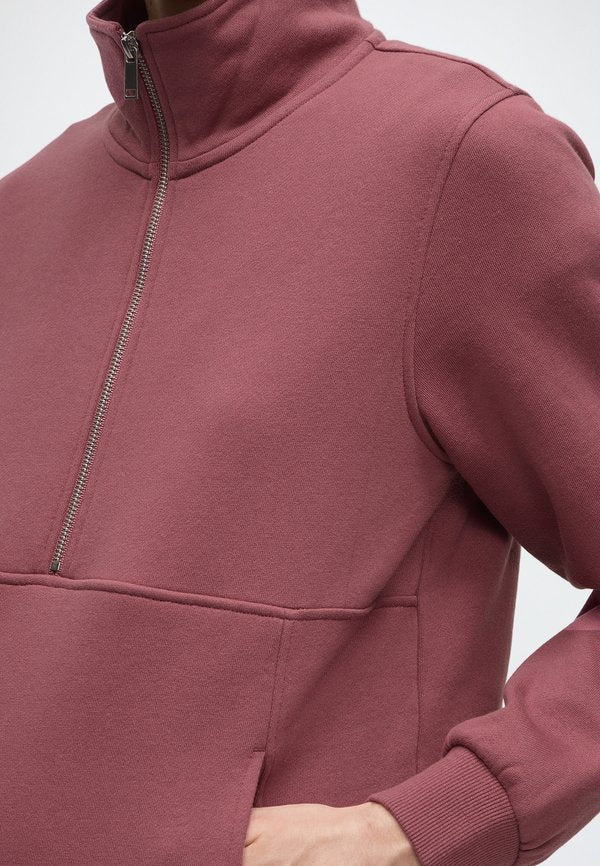 Anna Field MAMA MATERNITY ZIP THROUGH FUNNEL NECK SWEATSHIRT