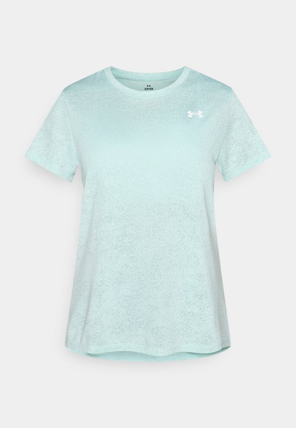 Under Armour PIXELATE - Sports T-shirt - refresh mint/white