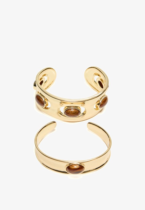 Bershka STONE - PACK OF BRACELETS SET - Bracelet - gold-coloured