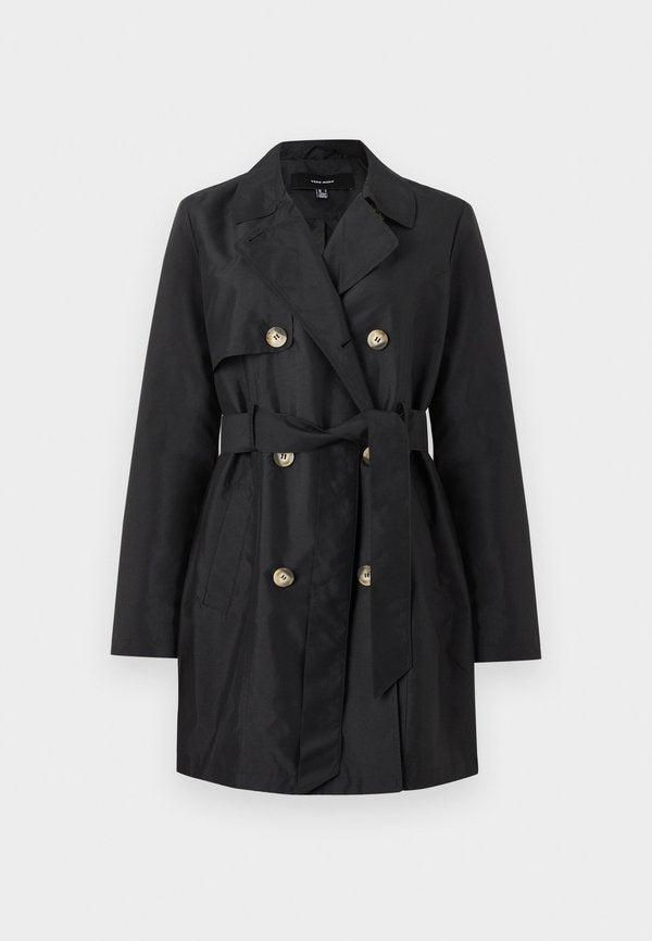 Vero Moda VMGELLA - Trenchcoat - black