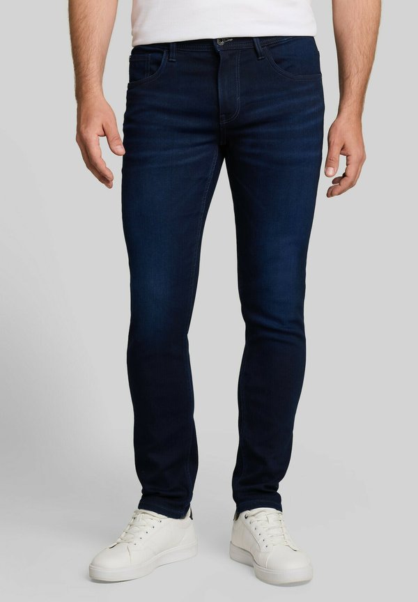TOM TAILOR TTTROY SLIM JEANS - Slim fit jeans - blue black denim