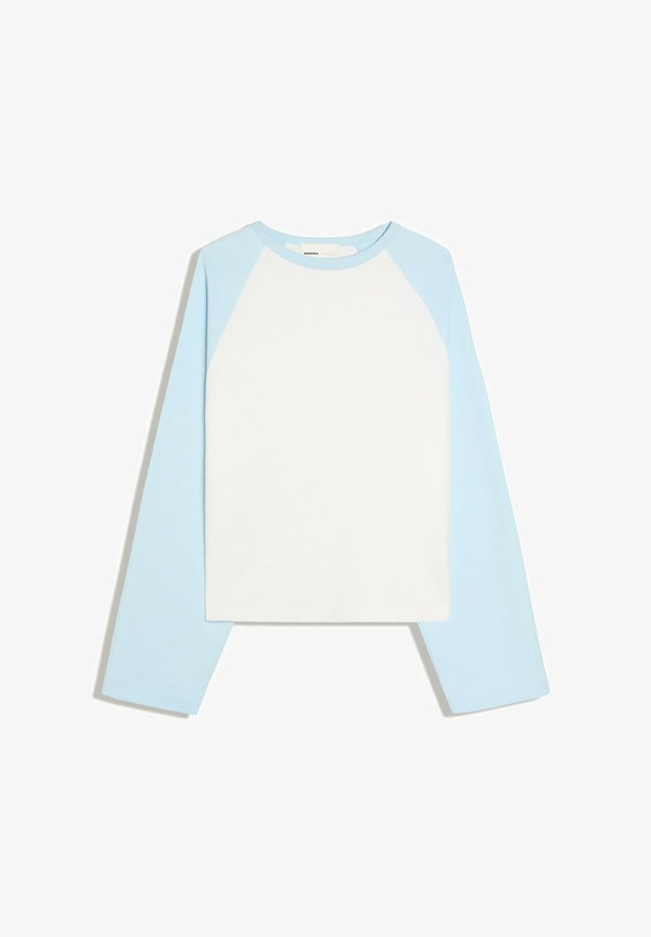 Bershka TSHIRT - Long sleeved top - white