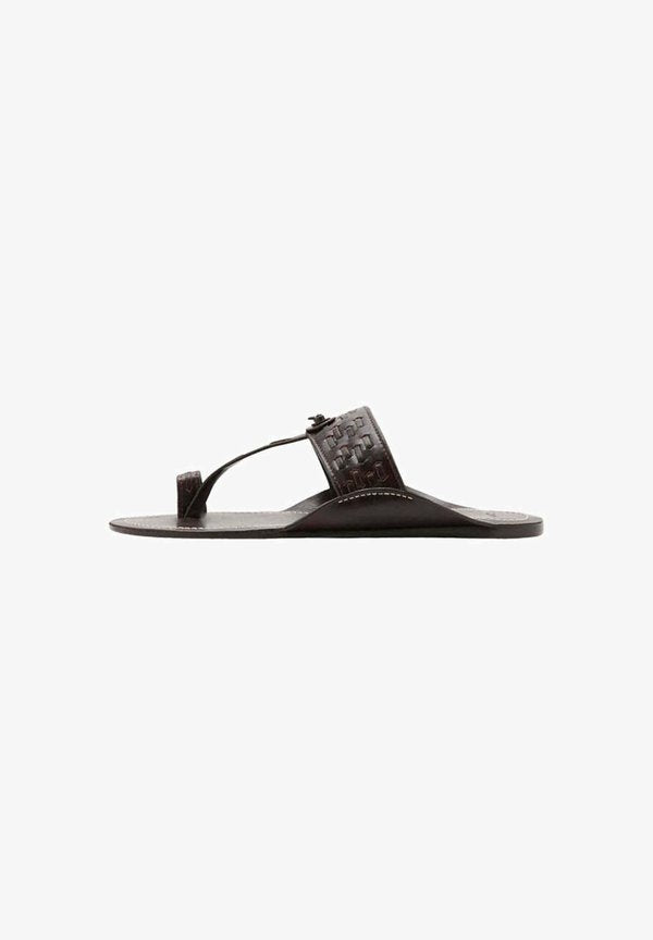 Mango ADULT - T-bar sandals - dark brown