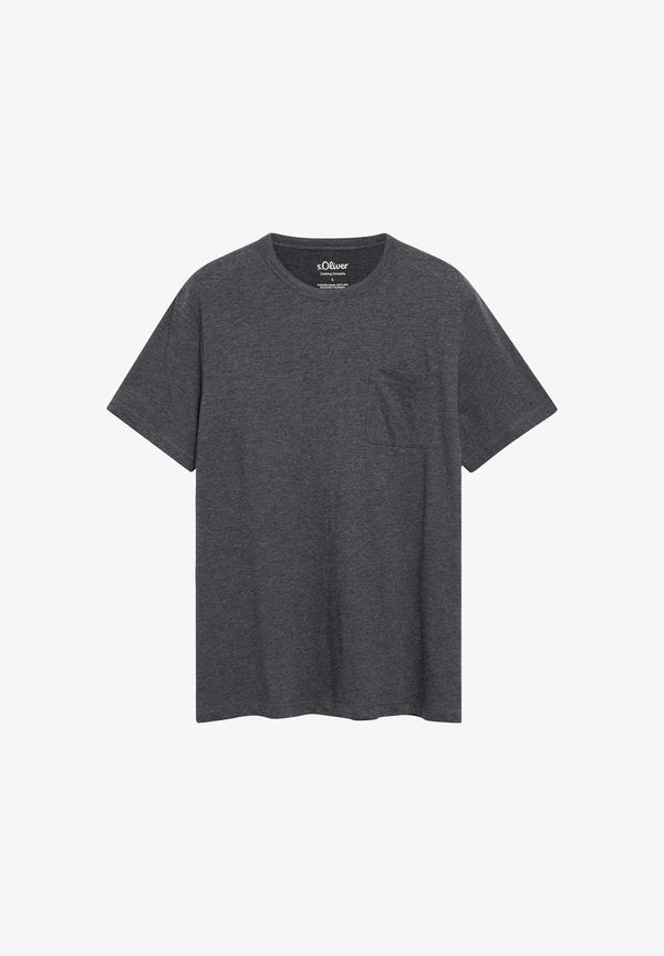 s.Oliver T-SHIRT - Basic T-shirt - dunkelgrau