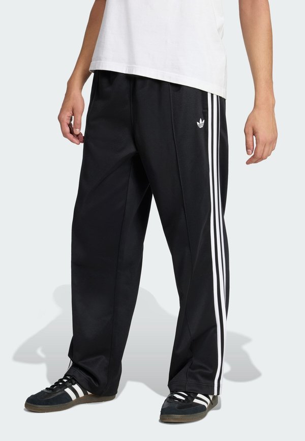 adidas Originals FIREBIRD OVERSIZED FIT UNISEX - Tracksuit bottoms - black white