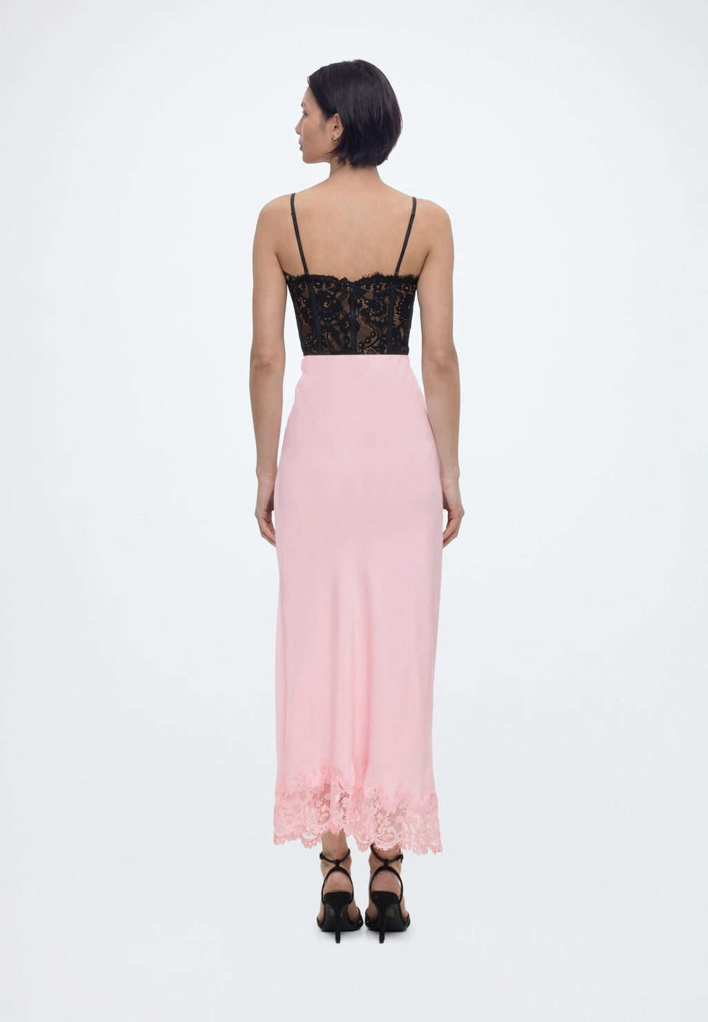 Bardot ELISAN LACE SATIN MAXI SKIRT