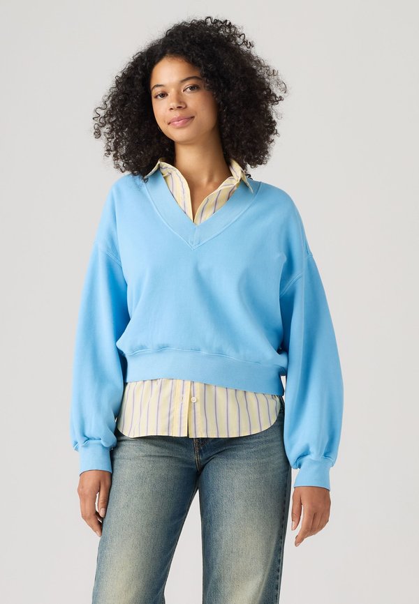 Levi's® VINTAGE - Sweatshirt - h226 womens fleece alaskan blue brushed fleece