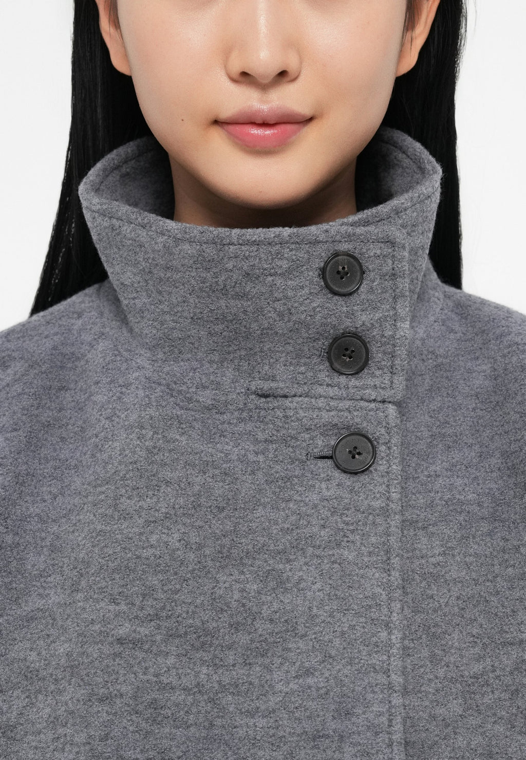 TEXTURE FUNNEL COAT Media 6