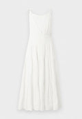 Tommy Hilfiger SMOCK TIE MIDI DRESS - Day dress - ecru