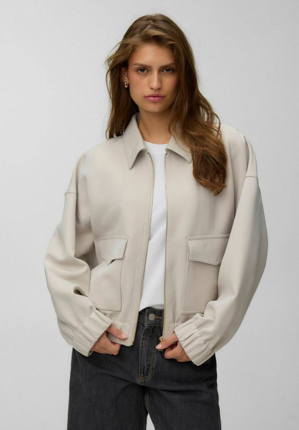Vero Moda JACKET VMOLIVIA LIGHT JACKET - Summer jacket - pumice stone