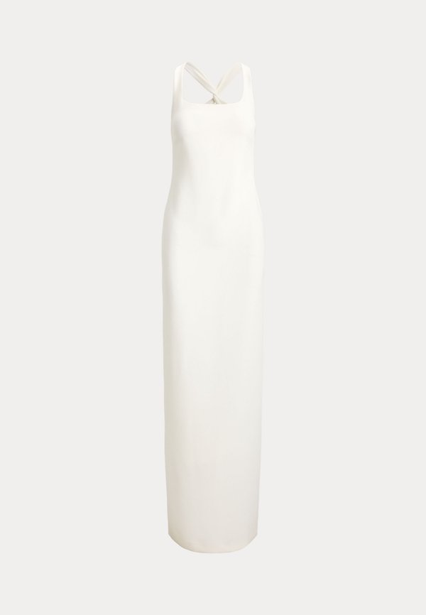 Lauren Ralph Lauren TWIST-BACK CREPE SLEEVELESS GOWN