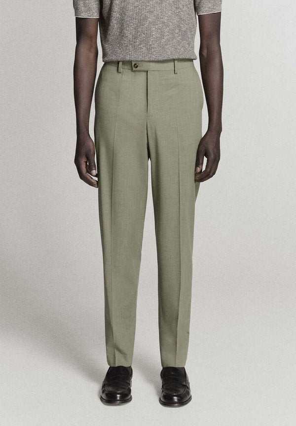 Mango ADULT - Suit trousers - green