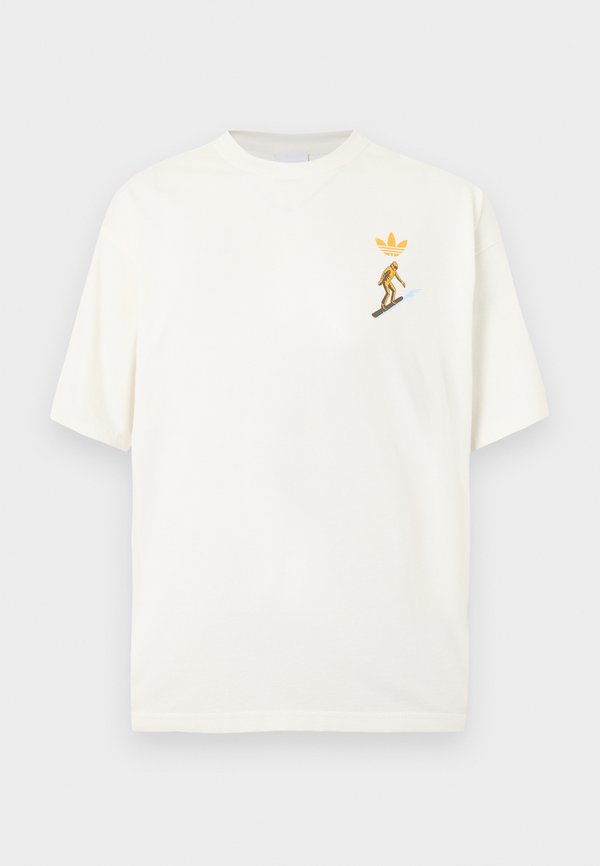 adidas Originals SKI CLUB UNISEX - Print T-shirt - core white