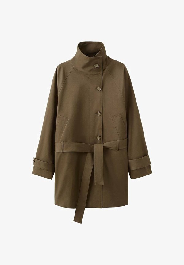 Mango Trenchcoat - medium brown