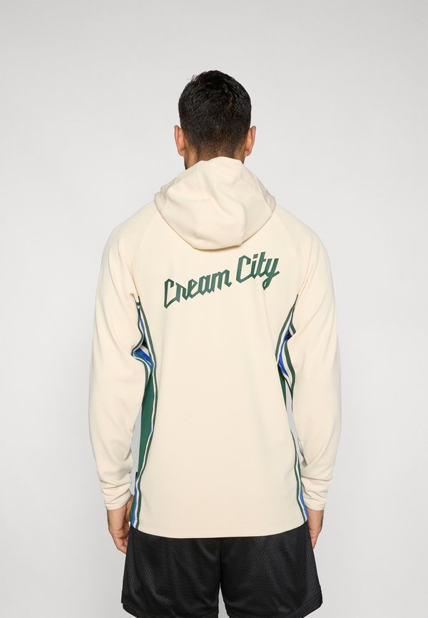 Nike Performance MILWAUKEE BUCKS CITY EDITION ZIP JACKET - Club wear - beige