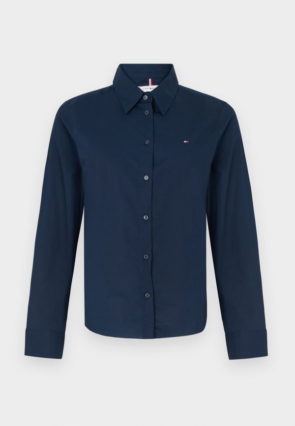 Tommy Hilfiger STRETCH REGULAR SHIRT - Button-down blouse - desert sky
