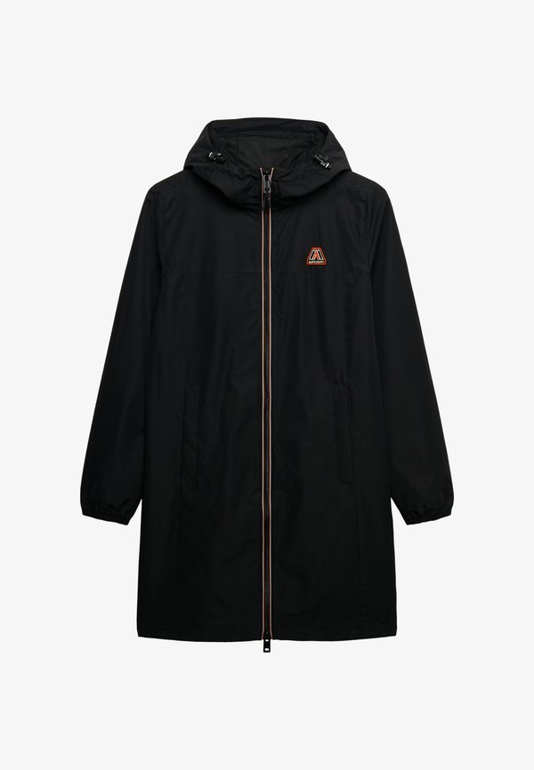 Superdry & Co LONGLINE TRI - Parka - black