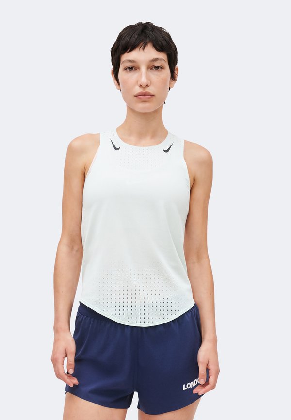 Nike Performance SINGLET - Top - barely green/black