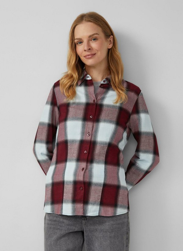 s.Oliver Button-down blouse - bordeaux