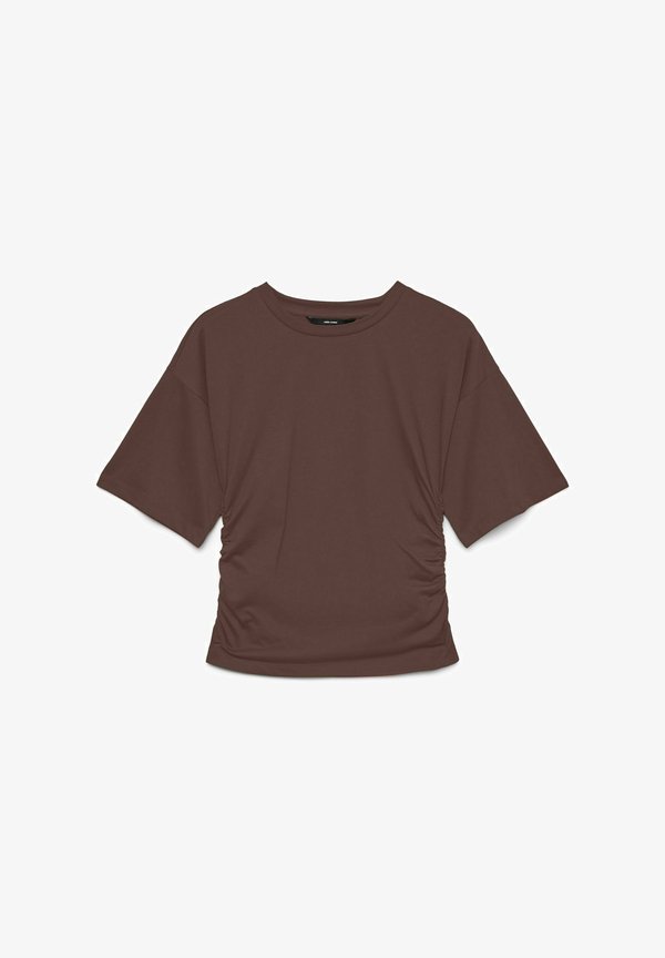 Vero Moda VMMIA - Basic T-shirt - chocolate martini