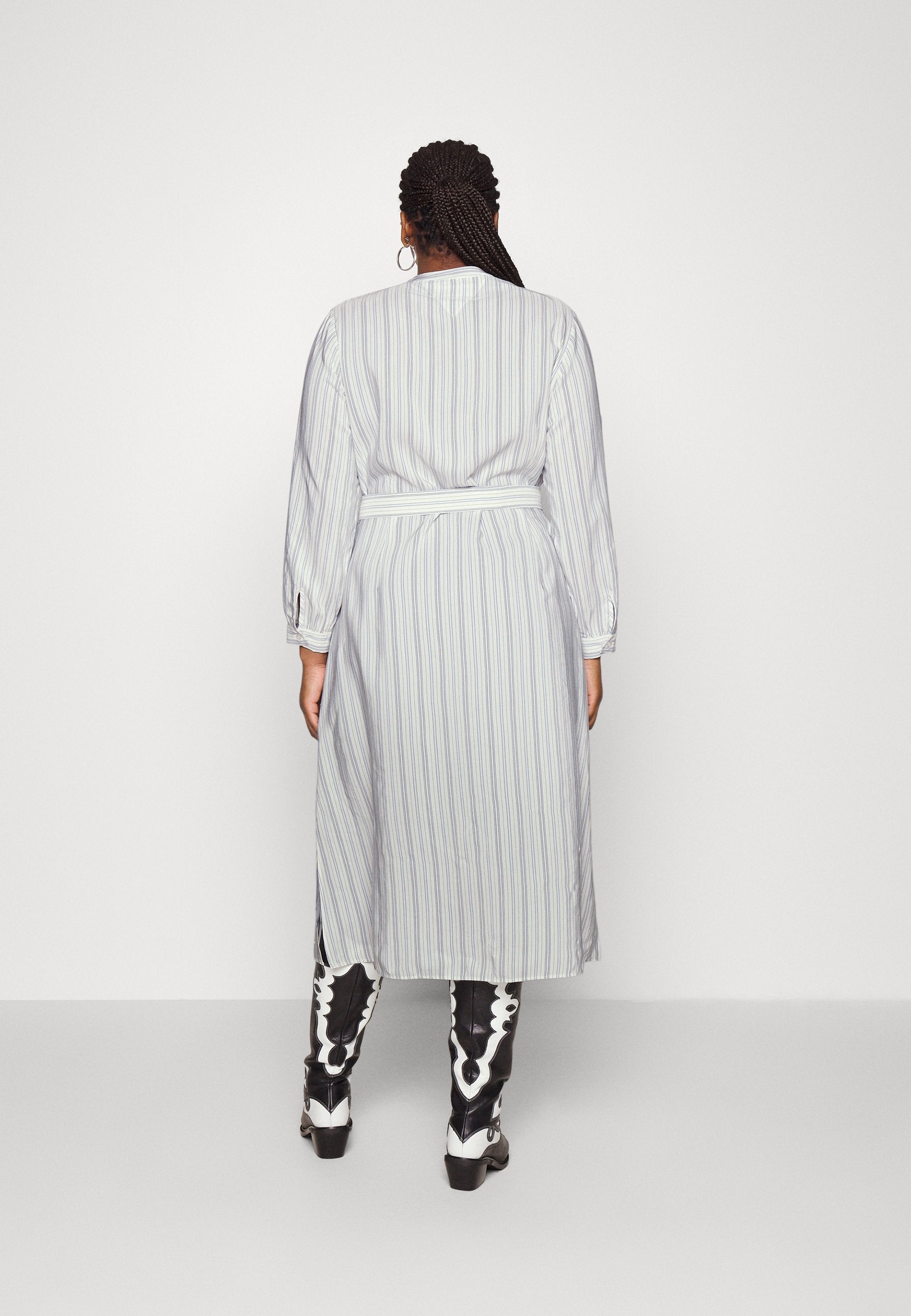 STRIPE SHIRT DRESS Media 4