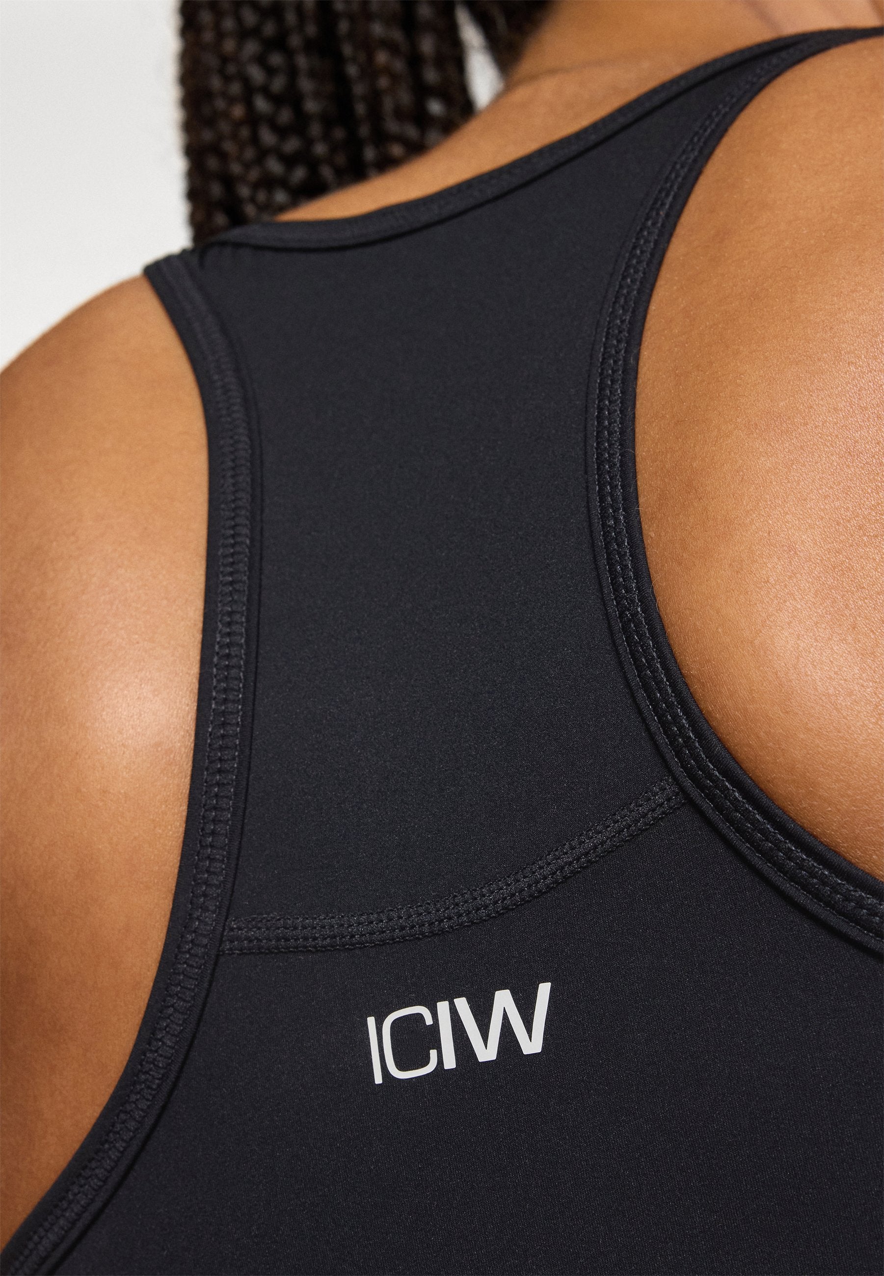 ICANIWILL IGNITE CROPPED V NECK TANK