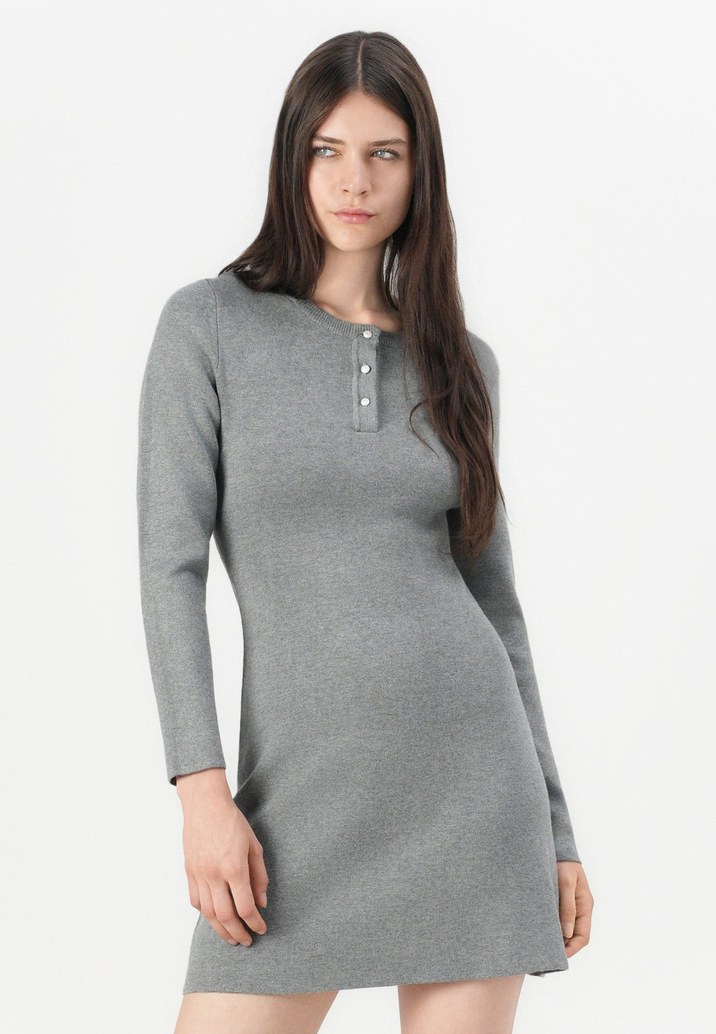 ONLY ONLMELLI BUTTON FLARED DRESS