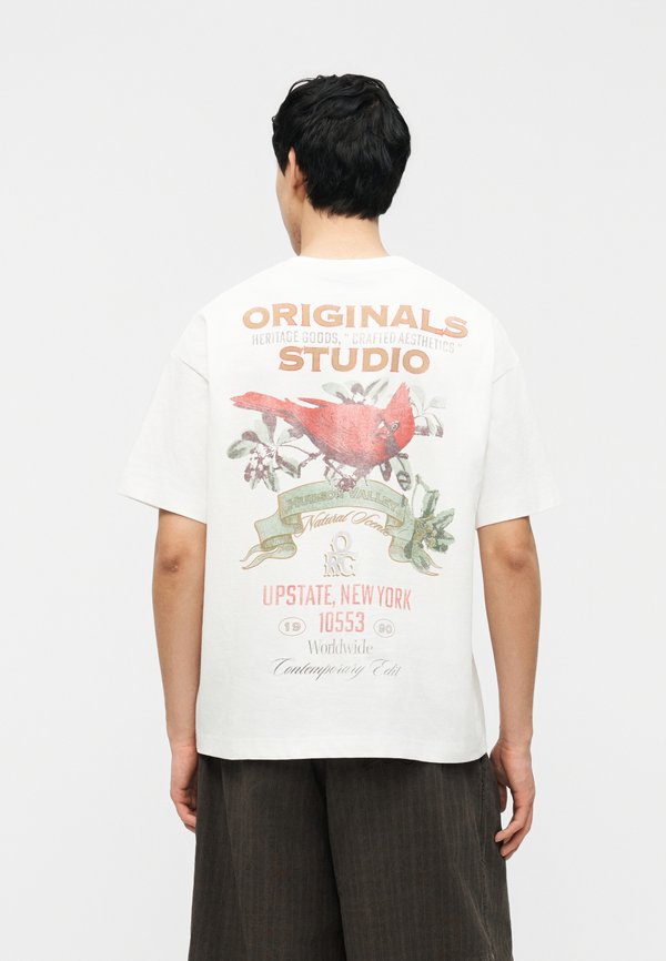 Jack & Jones T- - Print T-shirt - cloud dancer