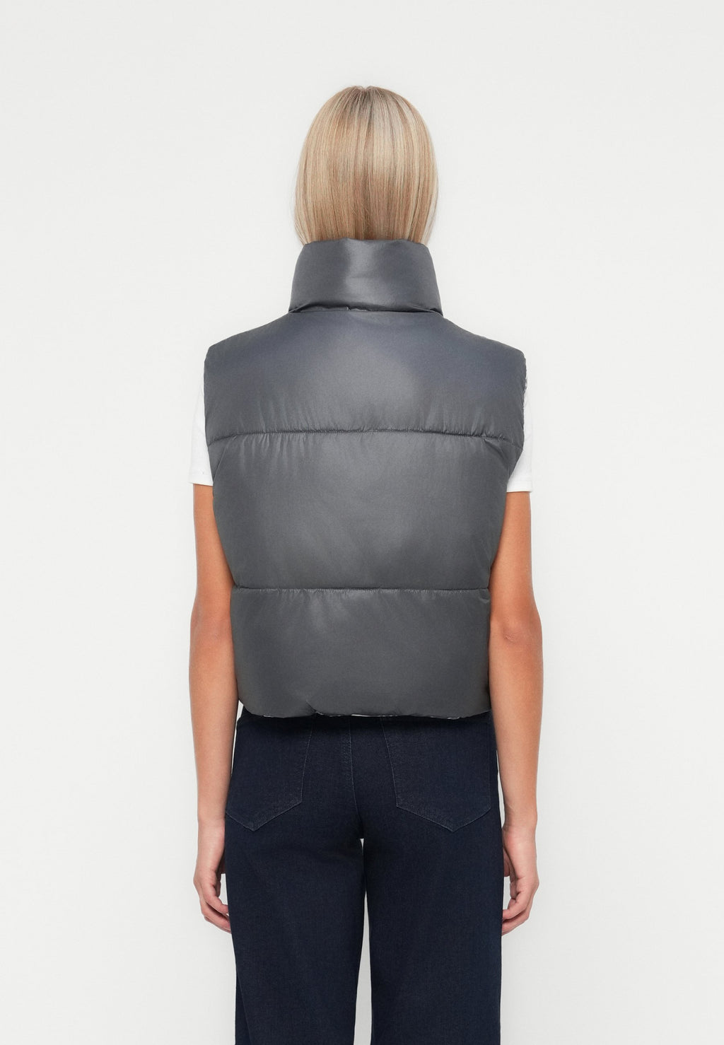 Pieces PCJIMMA REVERSIBLE PUFFER VEST