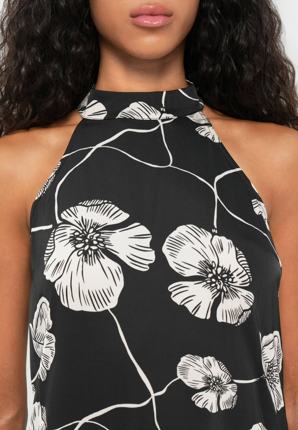 Vero Moda VMELENA HALTER NECK ANKLE DRESS