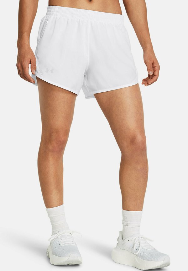 Under Armour FLY-BY - Sports shorts - white