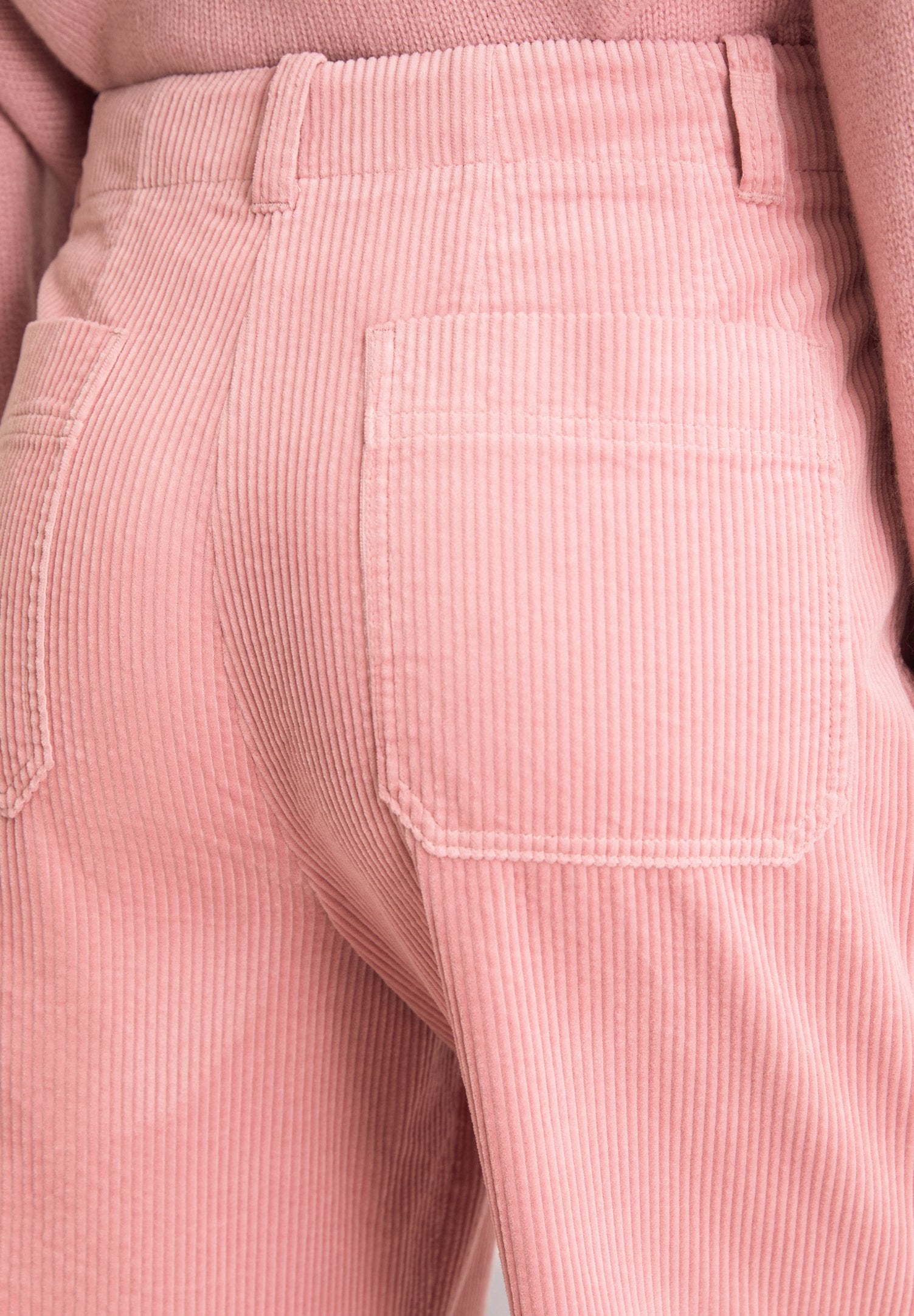 Marc O'Polo WIDE-LEG TAILORED WAISTBAND FRENCH POCKETS PATCH POCKETS