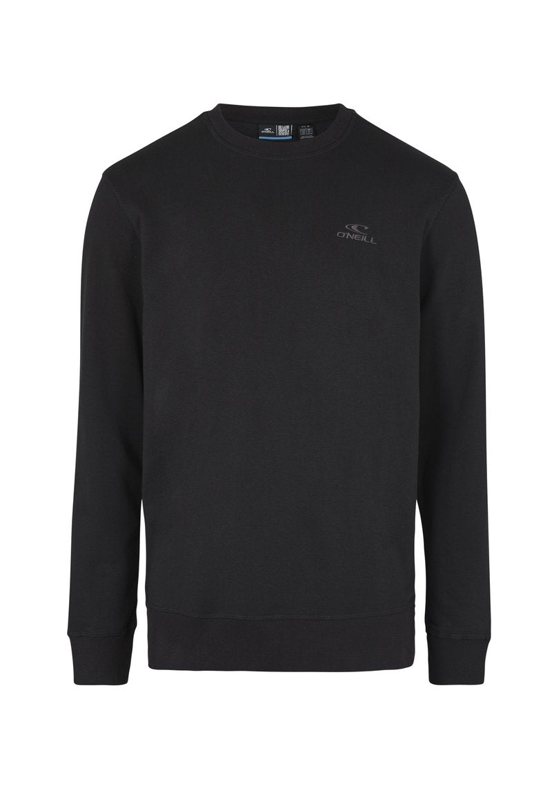 Schwarzer Baumwoll-Sweatshirt mit langen Ärmeln, Rundhalsausschnitt, gerippten Bündchen und Saum, mit einem dezenten O'Neill-Logo auf der Brust.
