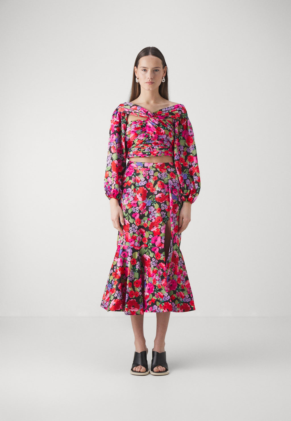 AMUR CLYDE MIDI SKIRT