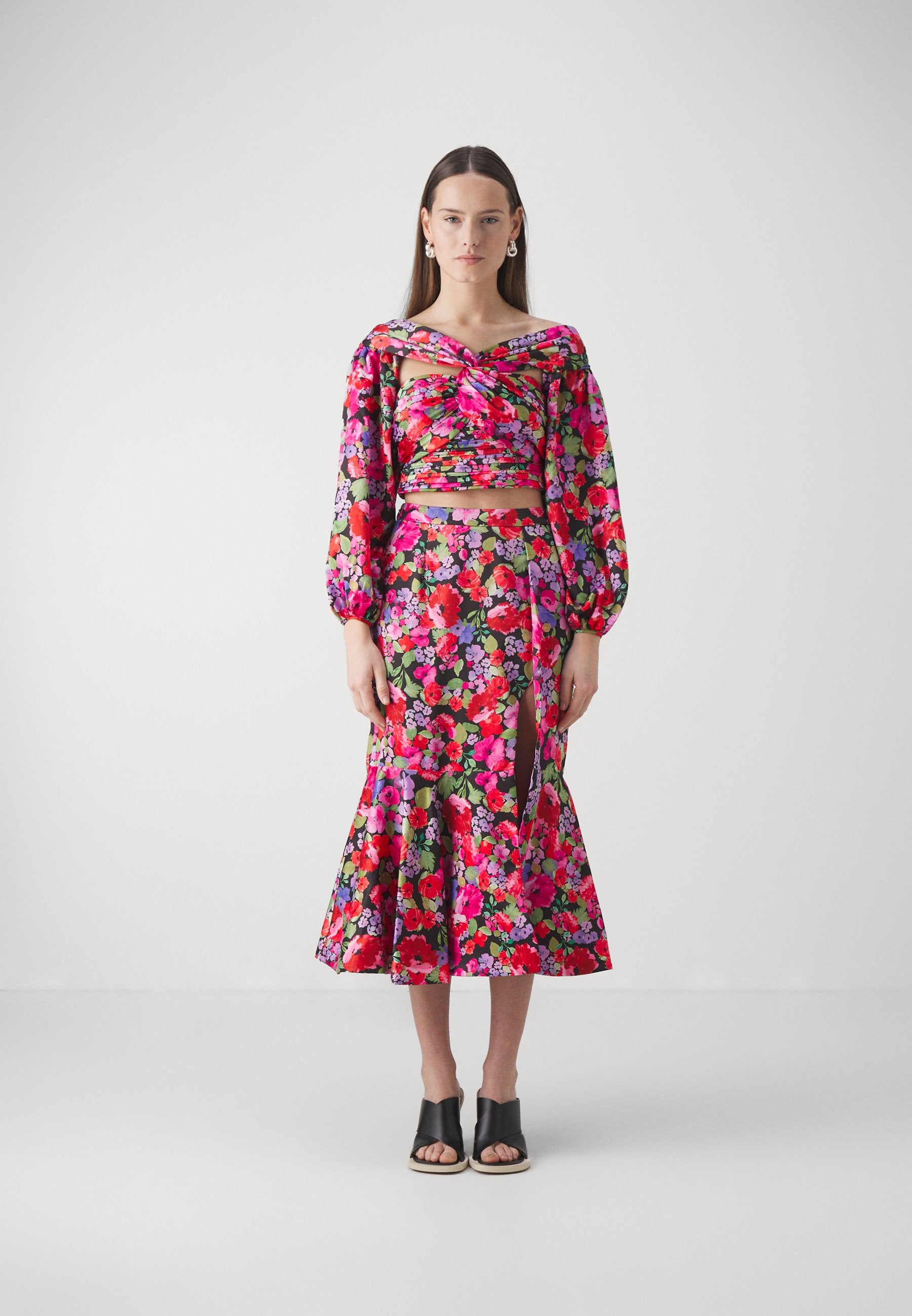 AMUR CLYDE MIDI SKIRT