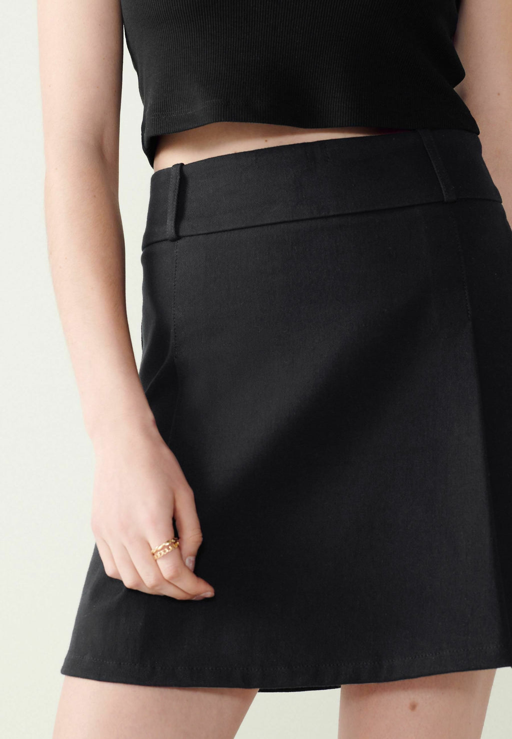 Next PLEAT JERSEY MINI SKIRTTALL