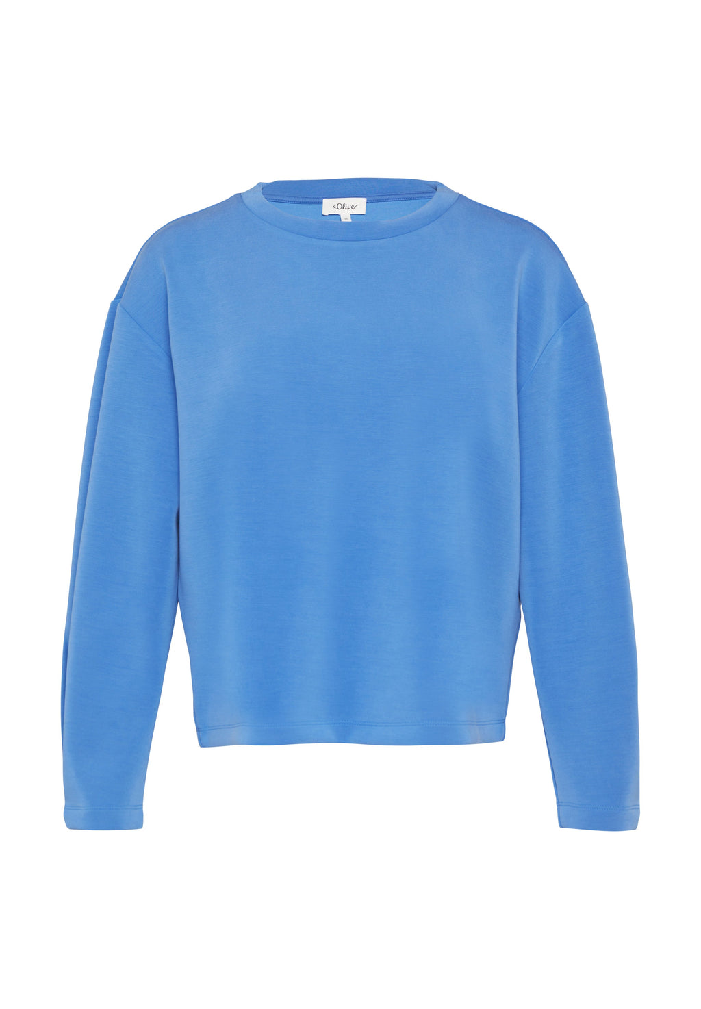 SCUBA-SWEATSHIRT AUS MODALMIX IM RELAXED FIT Media 1