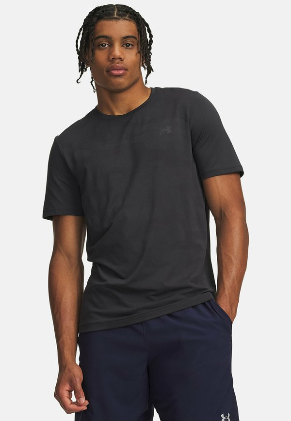 Under Armour VANISH ELITE SEAMLESS CAMO - Sports T-shirt - ultimate black