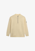 Superdry & Co SLOUCHY HALF ZIP - Jumper - natural white