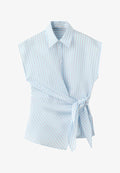 Mango ADULT - Button-down blouse - light blue