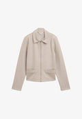 TOM TAILOR REGULAR FIT MIT REISSVERSCHLUSS - Summer jacket - soft taupe melange