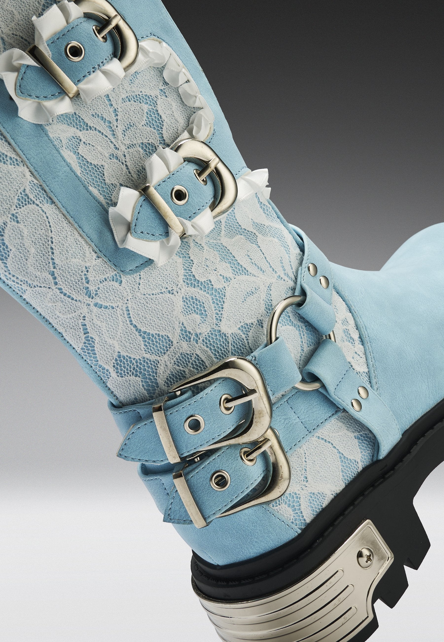 Koi Footwear JAZMIN BEAN X INSIDE LACE PLATFORM LONG BOOTS