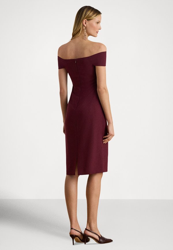 Lauren Ralph Lauren TWIST-FRONT CREPE COCKTAIL DRESS
