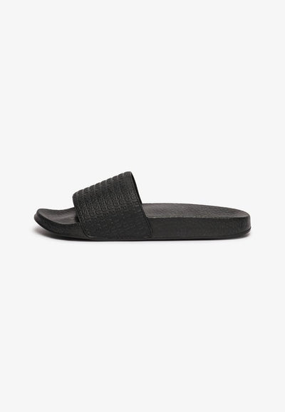 Superdry & Co SUPERDRY MONOGRAM POOL SLIDERS.. - Mules - black