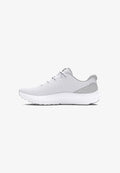 Under Armour SURGE SNEAKER - Road running shoes - wht gry blanc gris