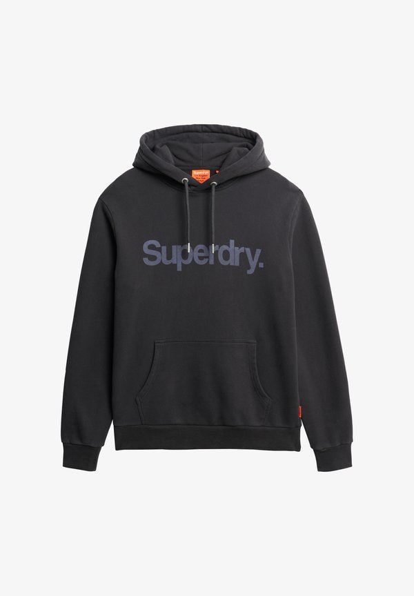 Superdry & Co CORE LOGO CITY - Hoodie - washed black