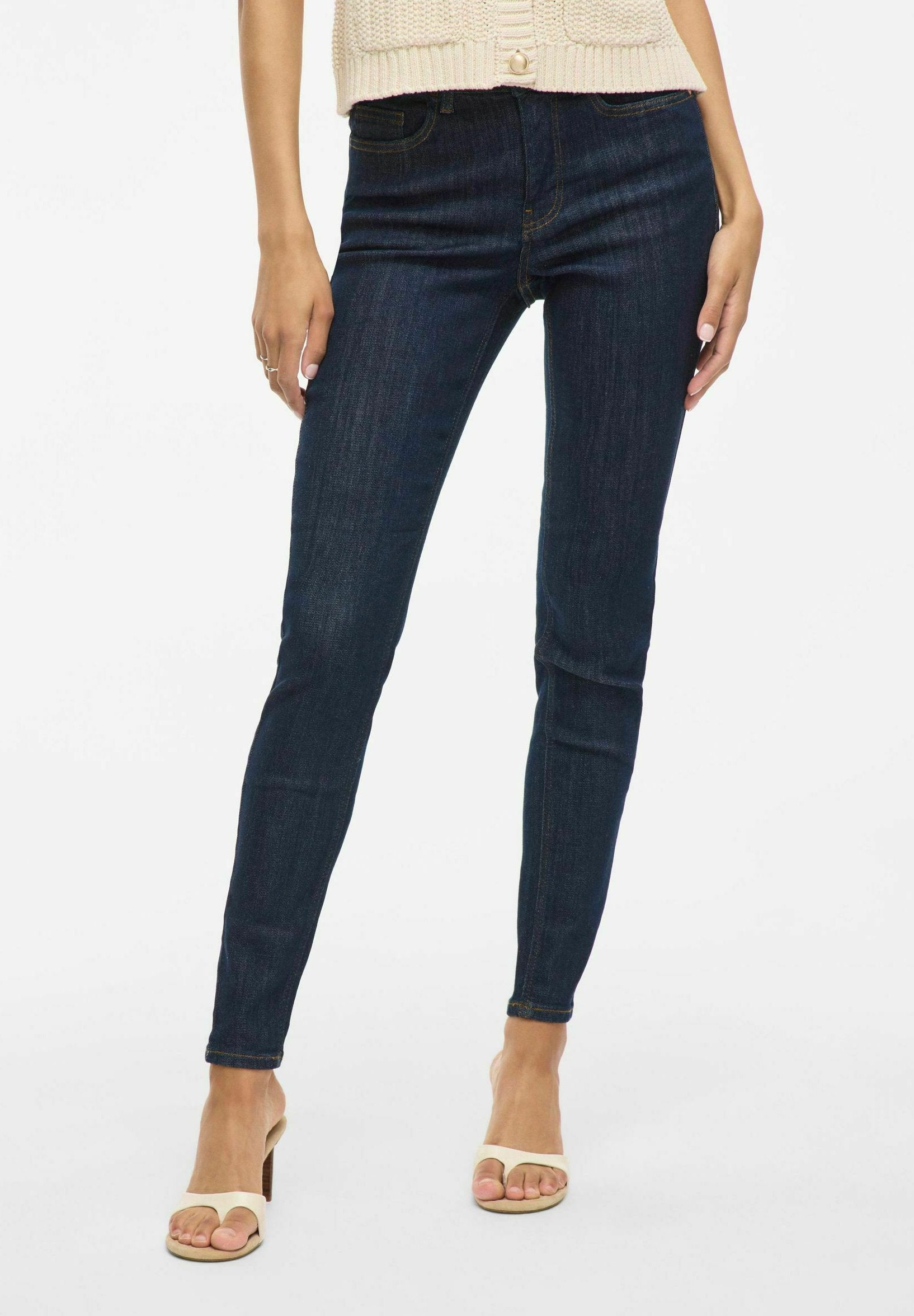 VILA Skinny fit VISARAH Mid-waist